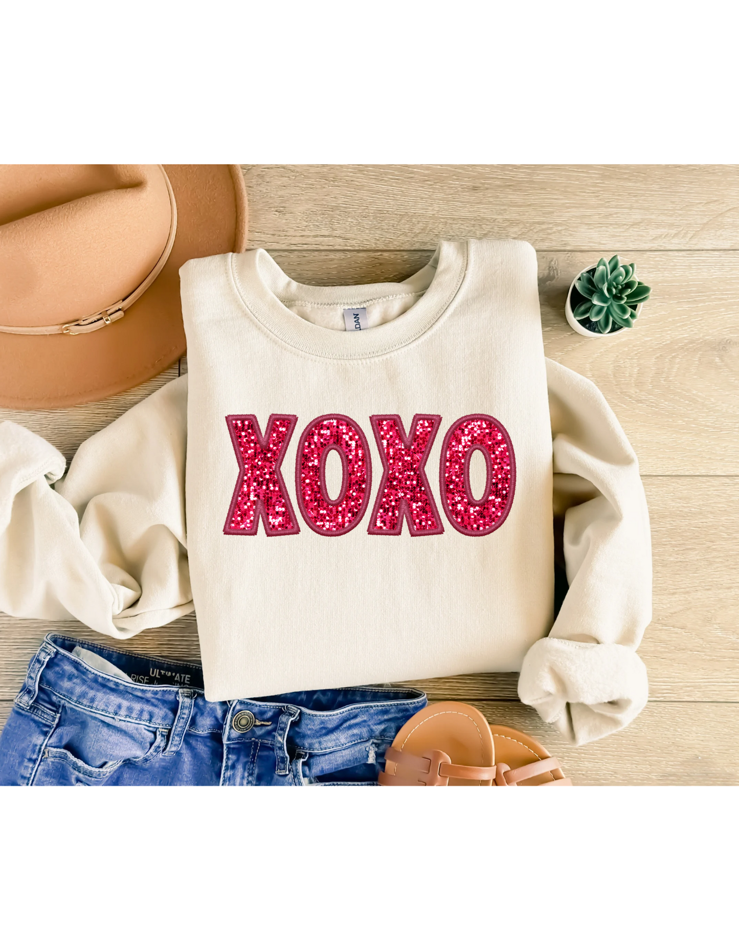 Xoxo crewneck sweatshirt