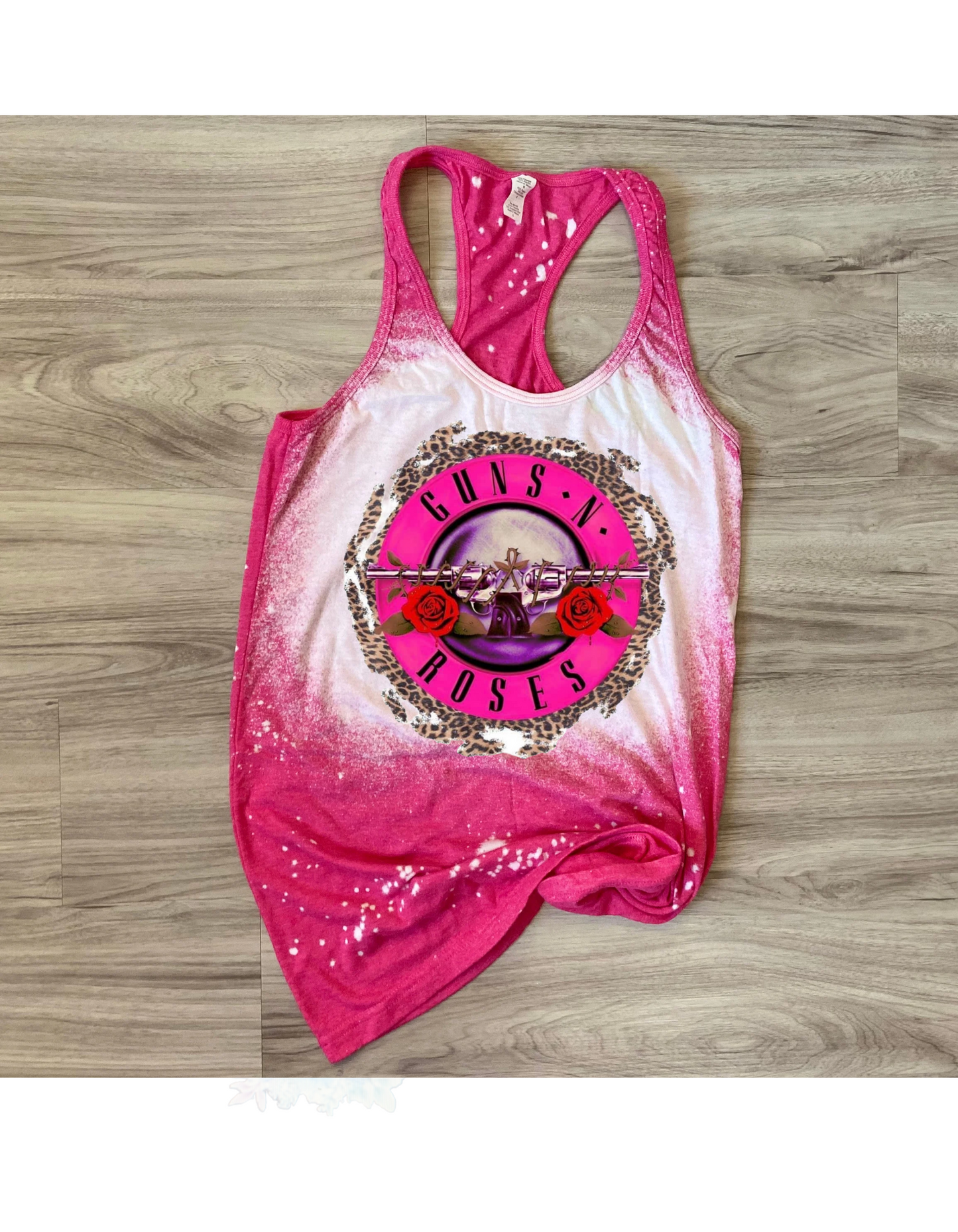 Guns n roses bleached tank top