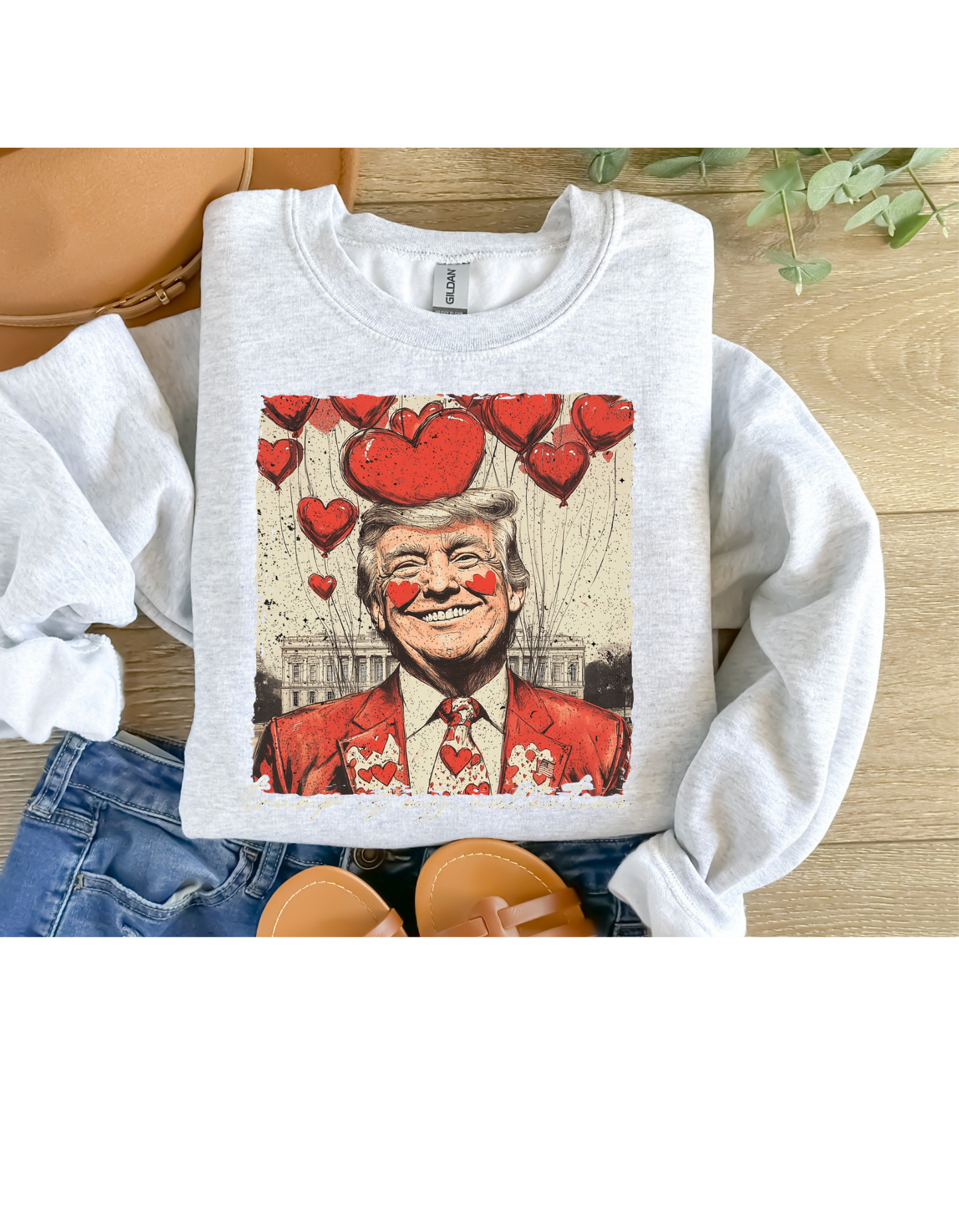 Trump valentine crewneck sweatshirt