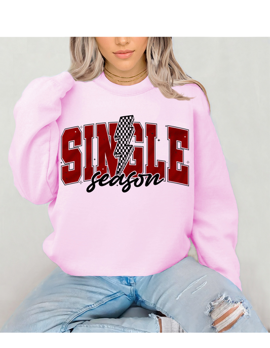 Single season crewneck sweatshirt