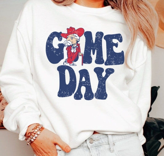 Ole miss game day sweatshirt / graphic tee