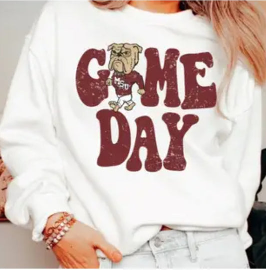 MSU game day sweatshirt / t shirt