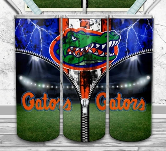 Gators 20 oz skinny tumbler